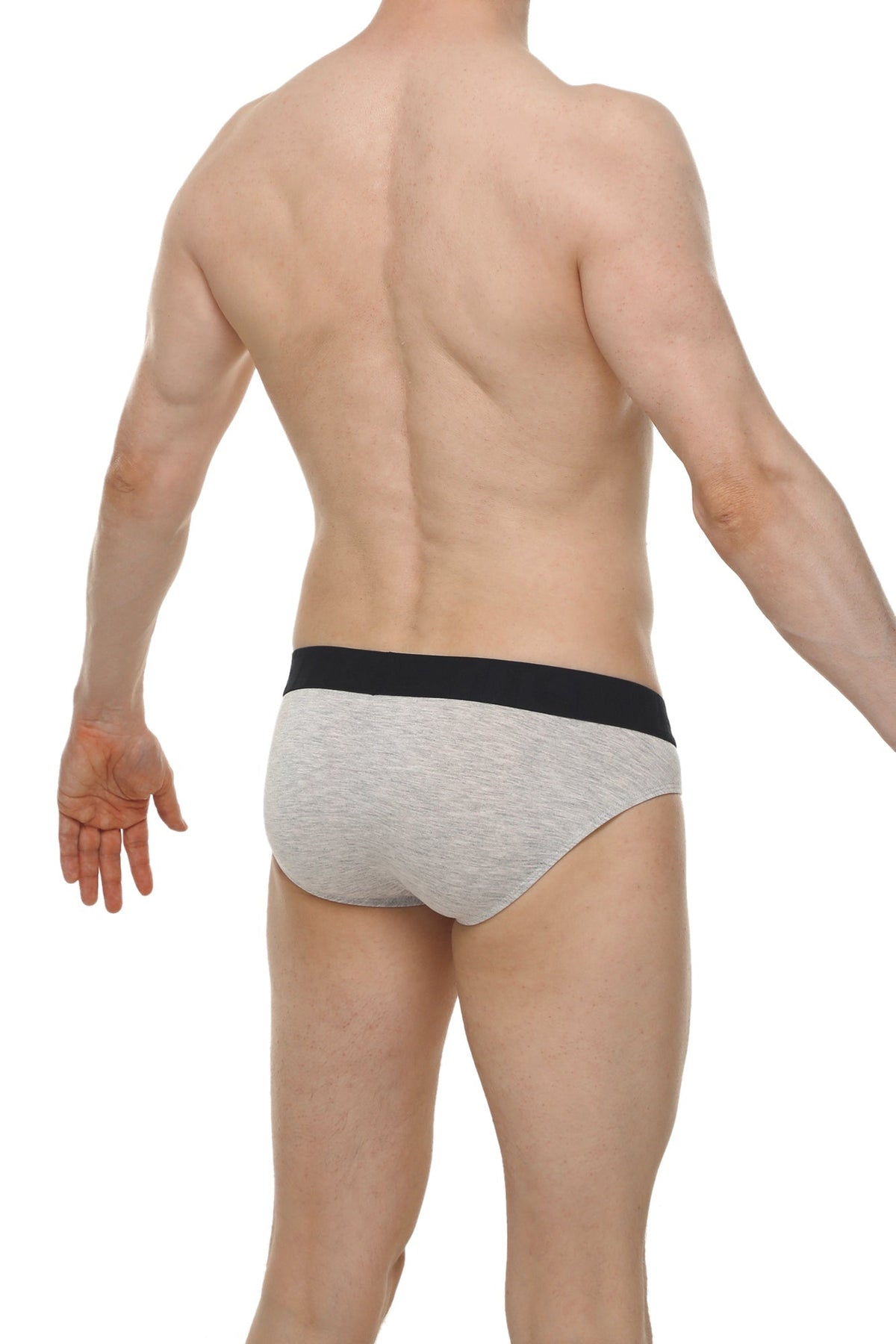 PetitQ Brief Protruder Mega Bulge Modal Gray