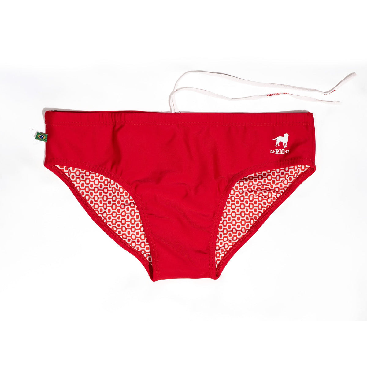 CA-RIO-CA Brief Cut Solids Sunga - Male Bathing Suit