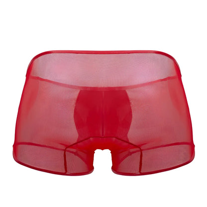 CandyMan 99737 red mesh trunks featuring sheer breathable fabric designed for comfort and style