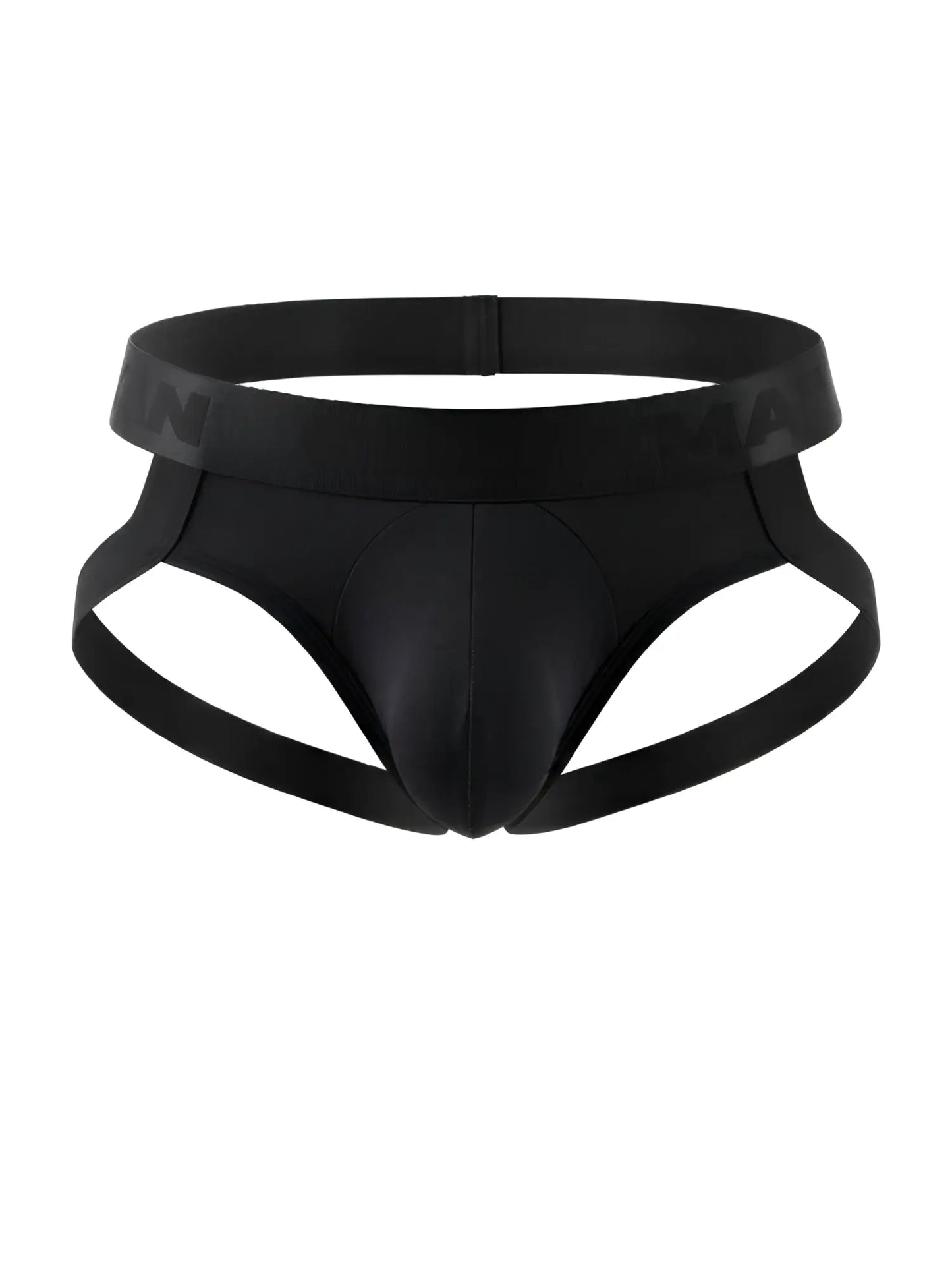 CandyMan 99925 black sleek form-fitting men’s briefs with wide elastic waistband and subtle branding