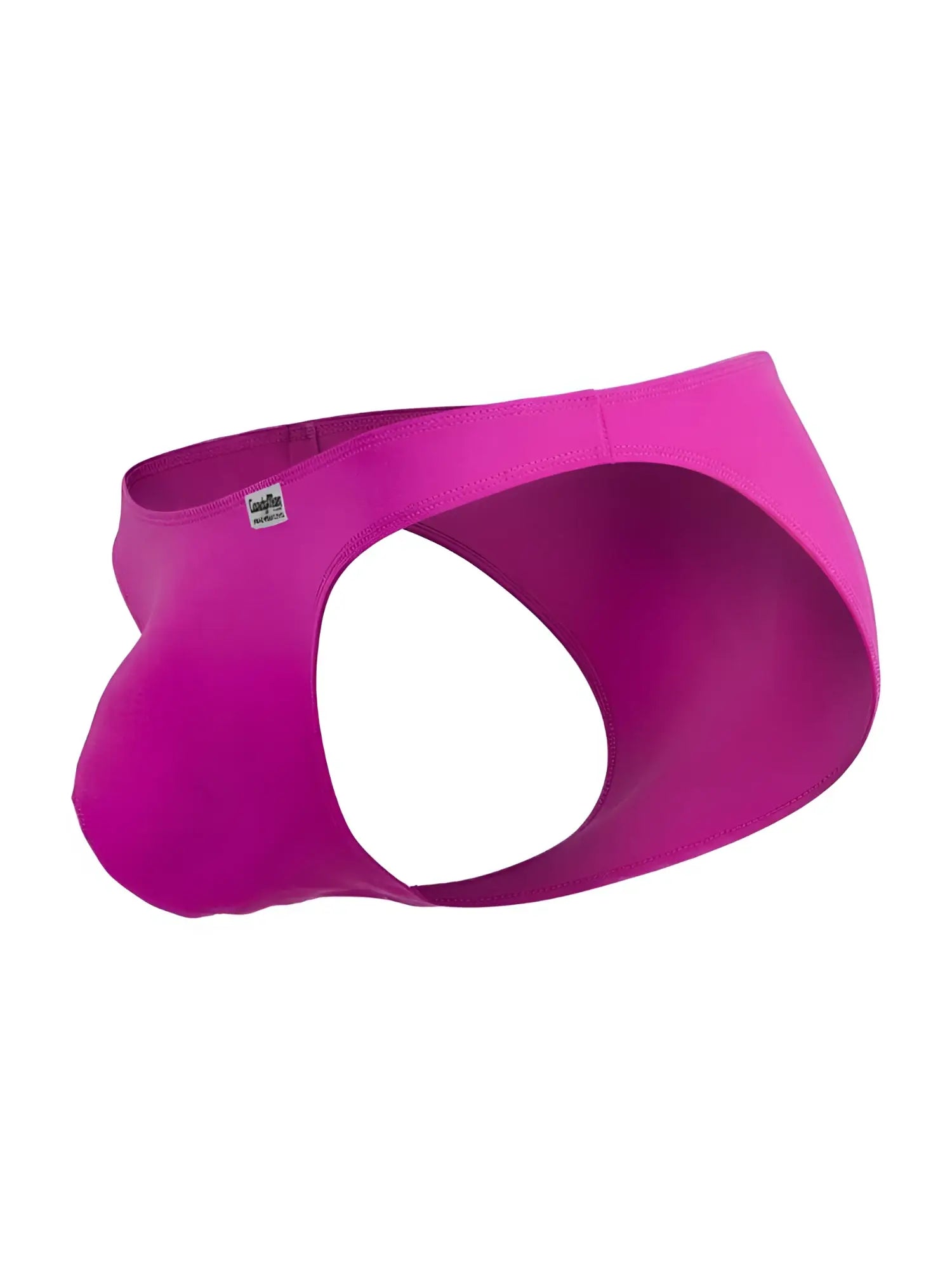 Vibrant fuchsia candyman 99928 bikini briefs with form-fitting sleek design and subtle stitching details