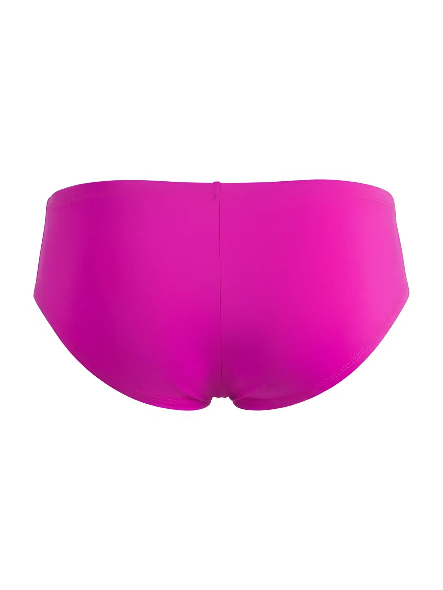Magenta CandyMan 99943 trunks shown from the back, featuring a smooth fabric finish and a centered vertical seam.