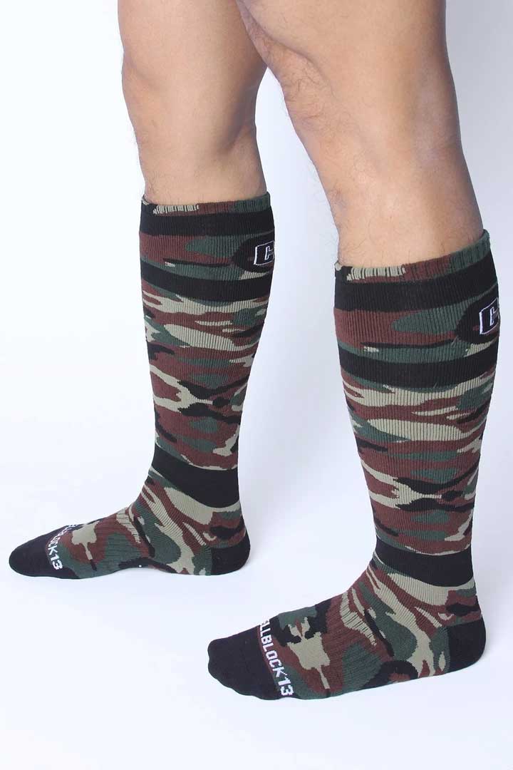 CellBlock 13 Foxhole Socken Grün A079 Größe Einheitsgröße