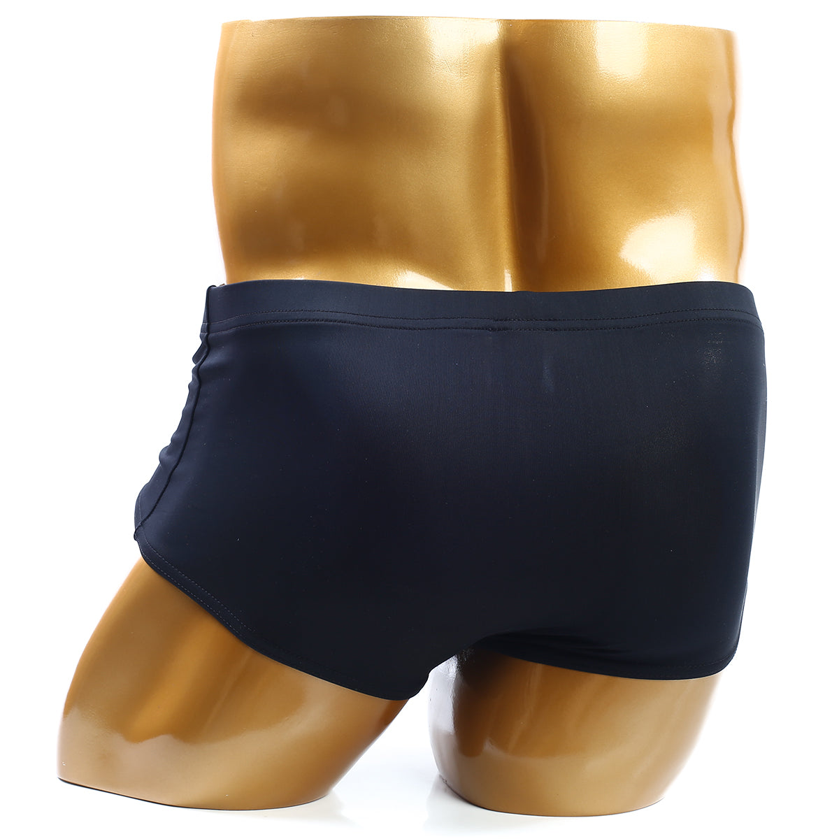 MetroMaleWear posingwear classic body building trunk black 6 inches smooth stretchy fabric with elastic waistband