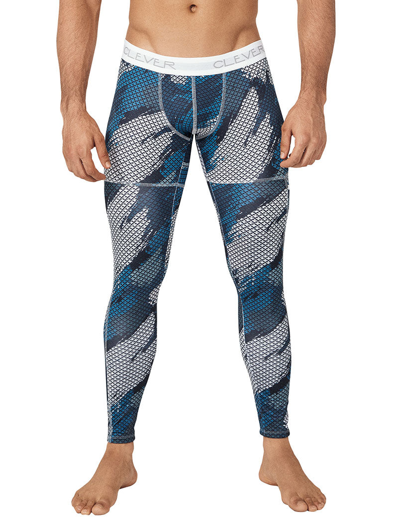 Leggings et collants camouflage intelligents et énigmatiques, pantalons de sport, bleu foncé 0279, taille M