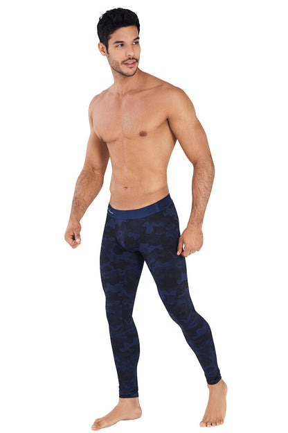 Pantalon de sport Clever Action Camo Bleu foncé 0427 Taille M