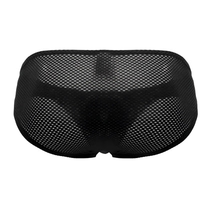 Black mesh briefs clever 0535-1 kroma bikini with breathable perforated design for comfortable wear