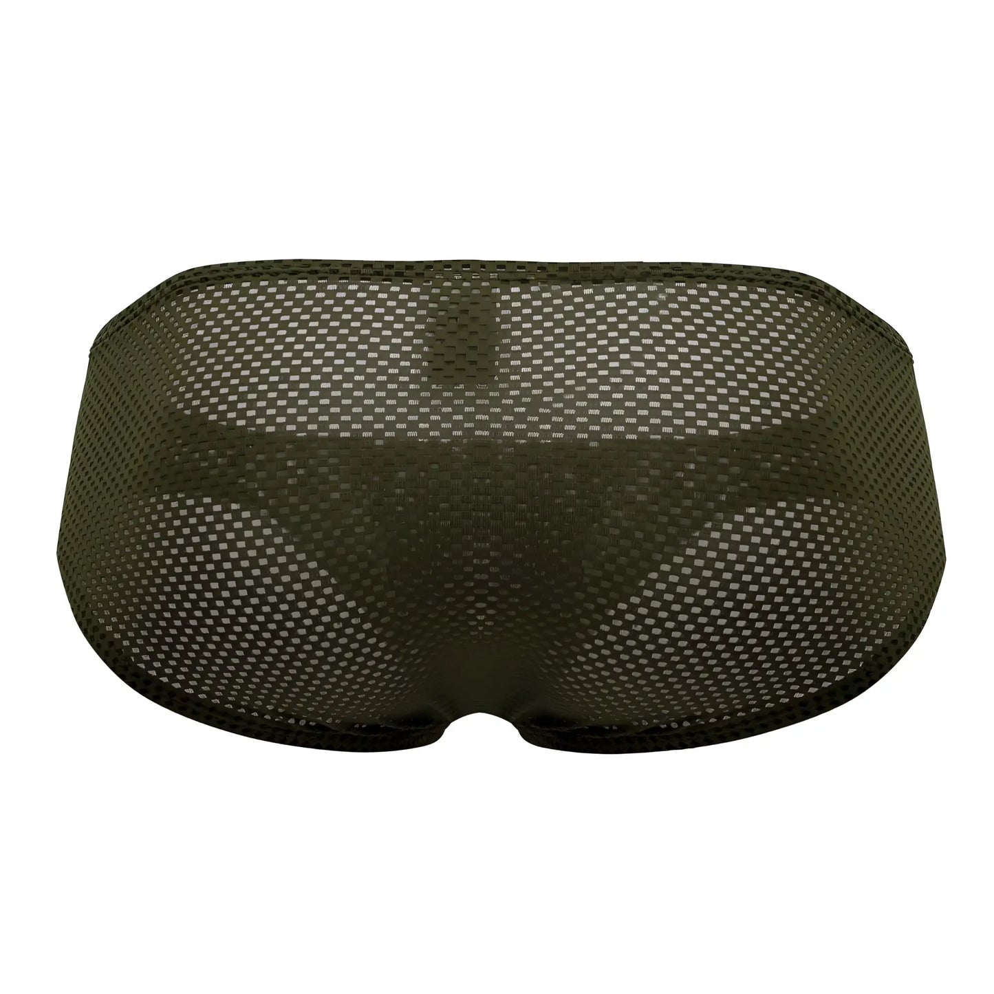 Olive green mesh briefs clever 0535-1 kroma bikini showcasing lightweight breathable fabric design