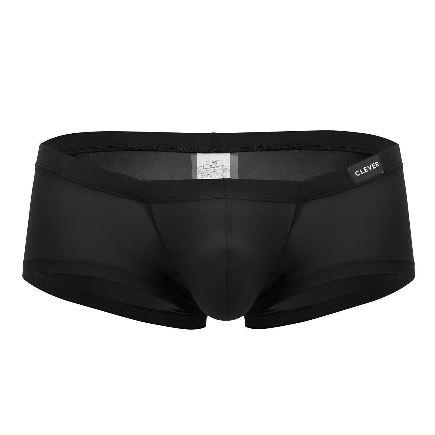 Clever 0872 Latin trunks black men’s briefs with smooth form-fitting design and elastic waistband