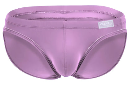 Purple clever 1656 mirage bikini briefs with smooth form-fitting fabric and sleek design in grape color