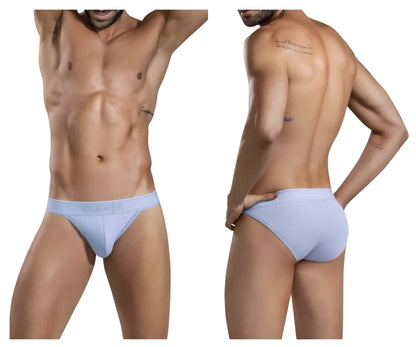 Light blue cotton briefs with clever branded waistband in clever 1659 imagination bikini color blue style