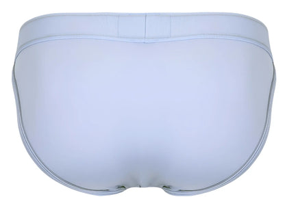 Light blue men’s clever 1659 imagination bikini briefs with smooth seamless fabric and subtle edge stitching