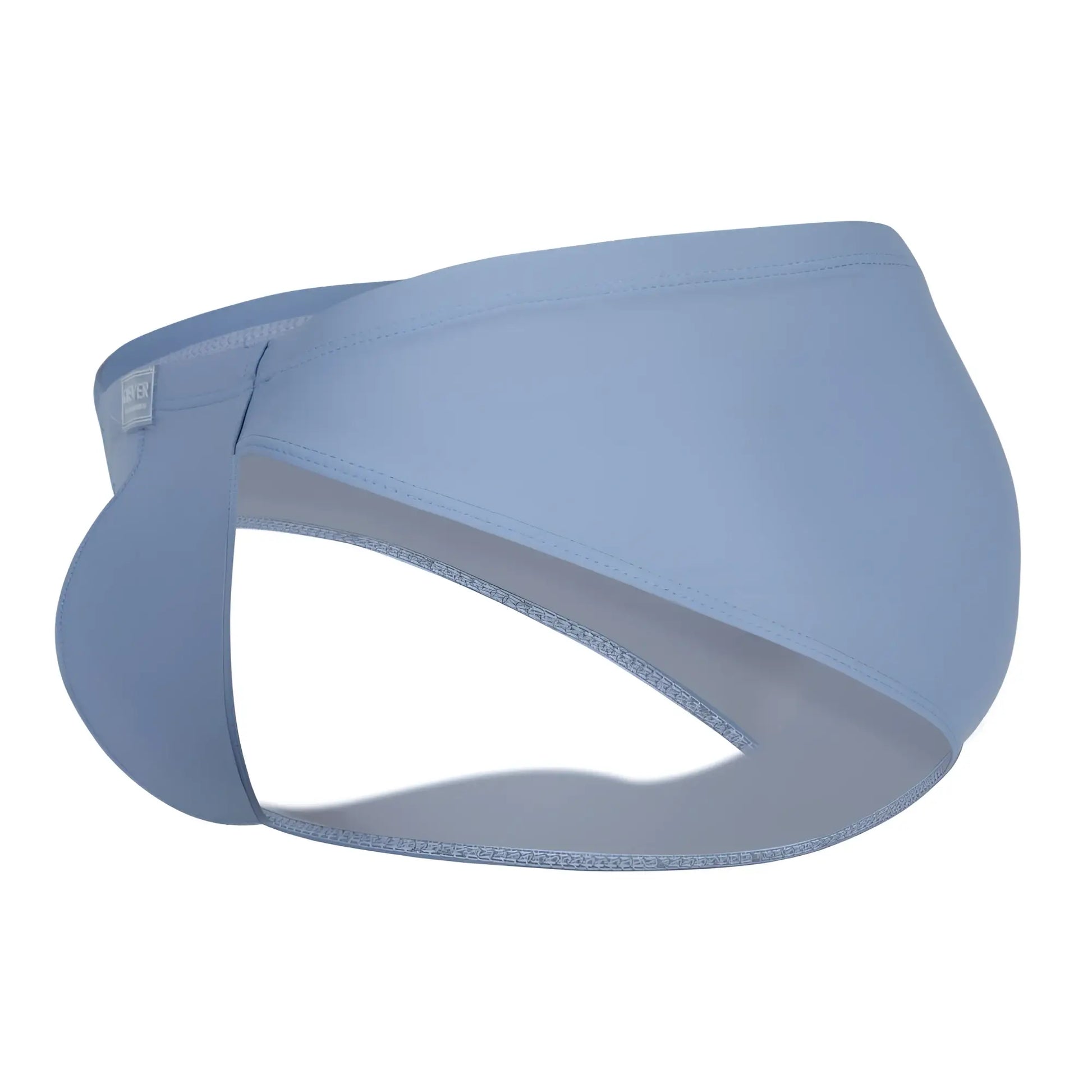 Light blue Clever 1744 spring briefs with contoured design and elastic waistband in seamless fabric