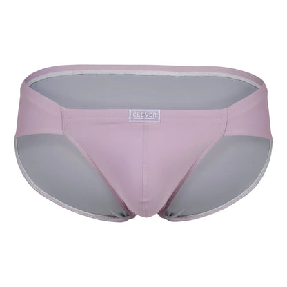 Clever 1744 spring briefs in light pink and gray with a sleek modern design for comfortable everyday wear