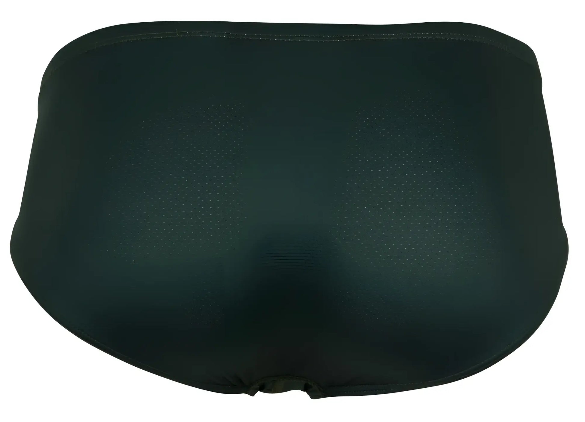 Clever 1775 optimo briefs dark green smooth textured swim trunks with snug fit and elastic waistband