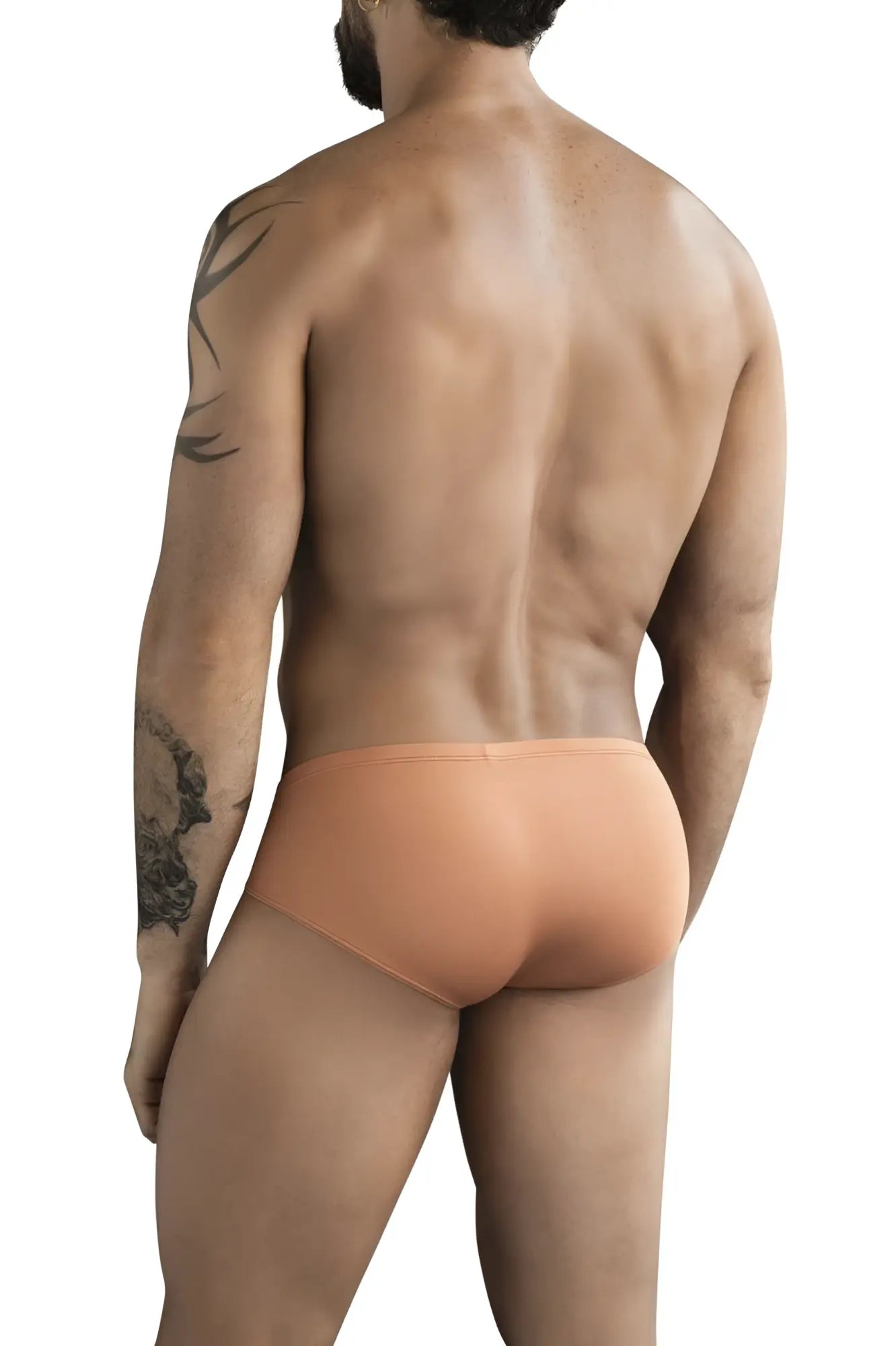 Clever 1775 optimo briefs in ochre tan with a smooth seamless design and form-fitting fabric for comfortable wear