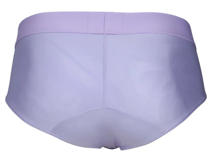A pair of clever 1776 venecia briefs in lilac with seamless design smooth fabric and subtle stitching details