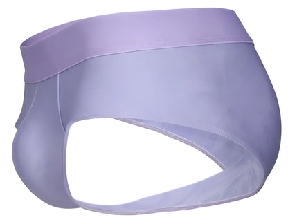 A sleek lavender clever 1776 venecia brief with smooth fabric finish and wide elastic waistband