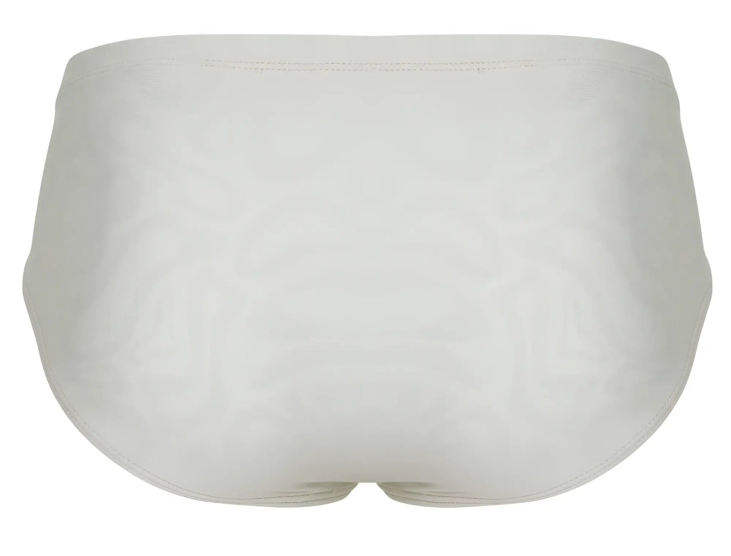 Beige clever 1781 maya briefs white cotton with subtle textured pattern front view underwear