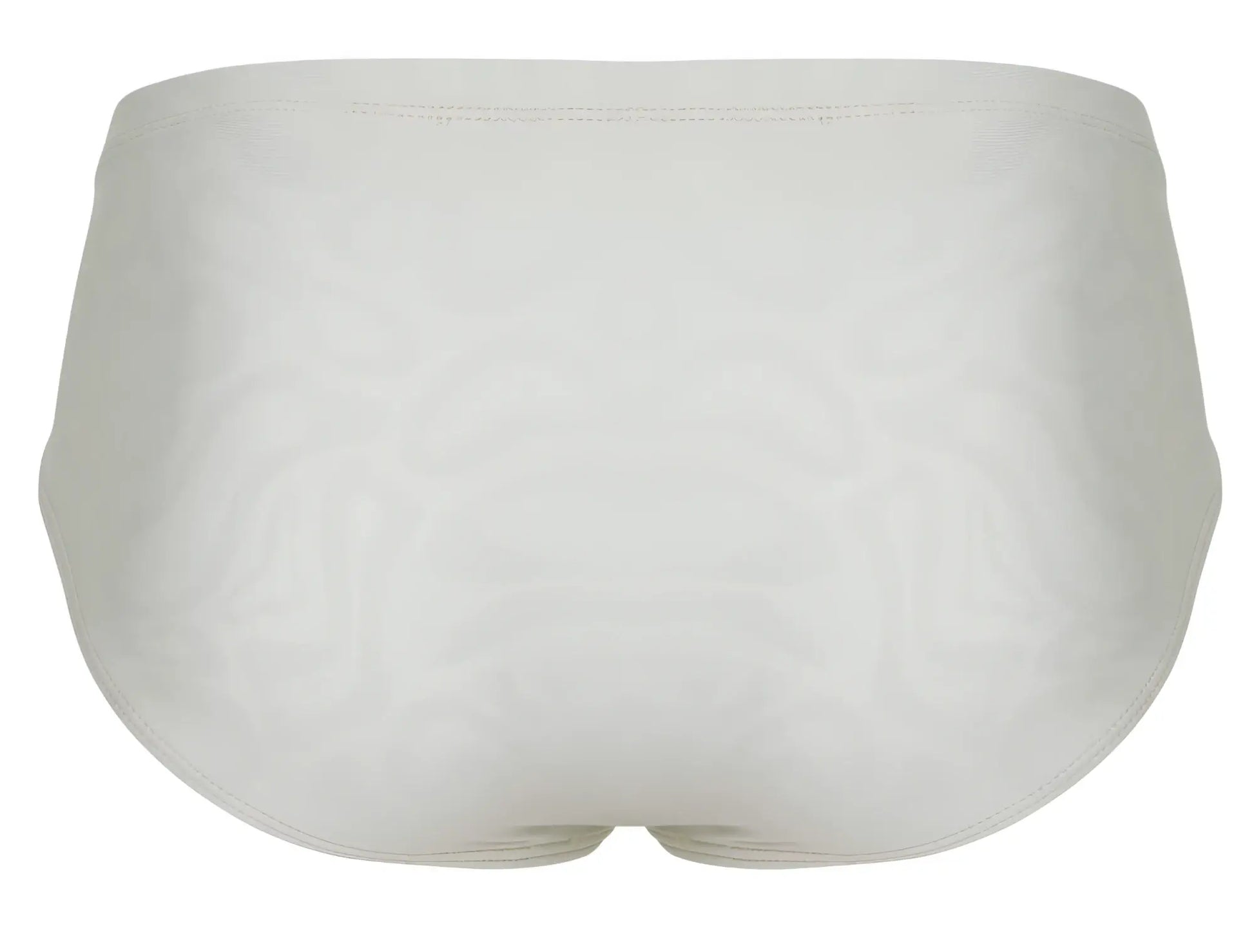 Beige clever 1781 maya briefs white cotton with subtle textured pattern front view underwear