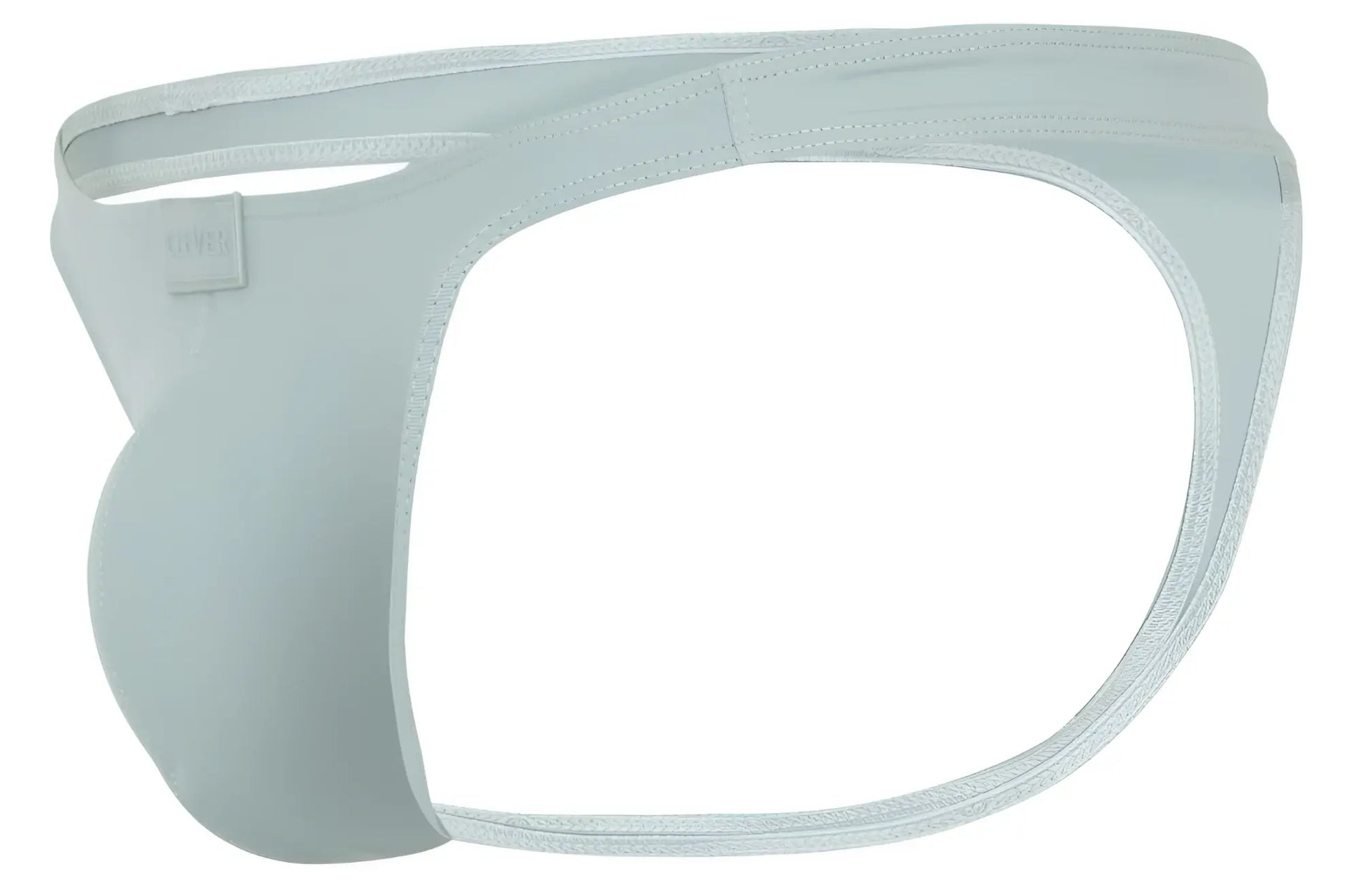 Light blue fabric thong from clever 1830 desirable thongs with a supportive pouch and reinforced stitching