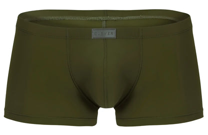 Olive green clever 1842 buenavista trunks men’s boxer briefs with sleek form-fitting design and subtle clever label