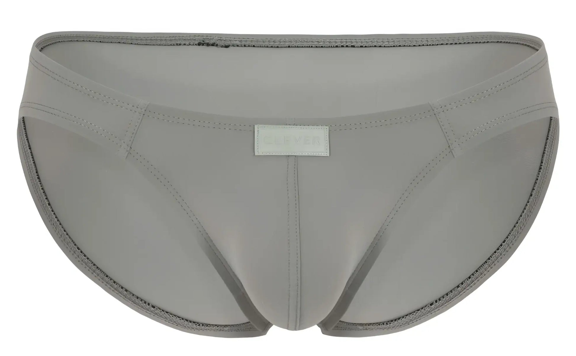 Gray clever 1843 buenavista bikini briefs with sleek form-fitting design and subtle stitching details