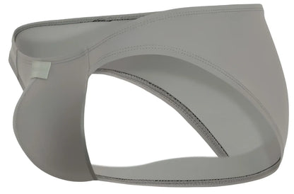 Gray clever 1843 buenavista bikini briefs with contoured design and reinforced stitching in seamless athletic fabric