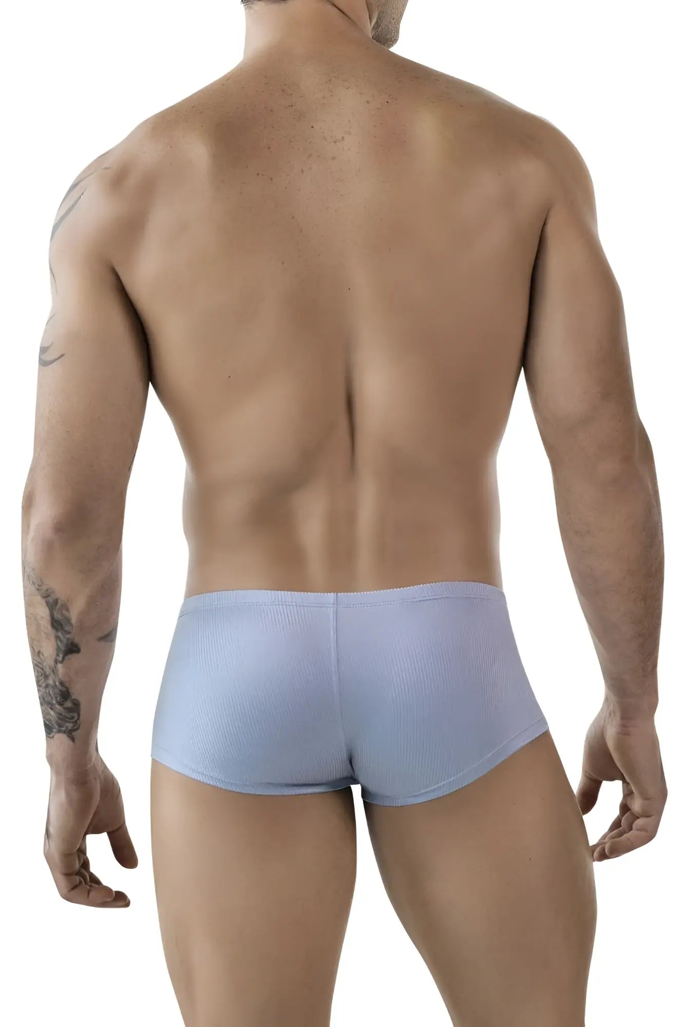 Light blue ribbed briefs clever 1844 aura trunks with breathable fabric for comfortable daily wear