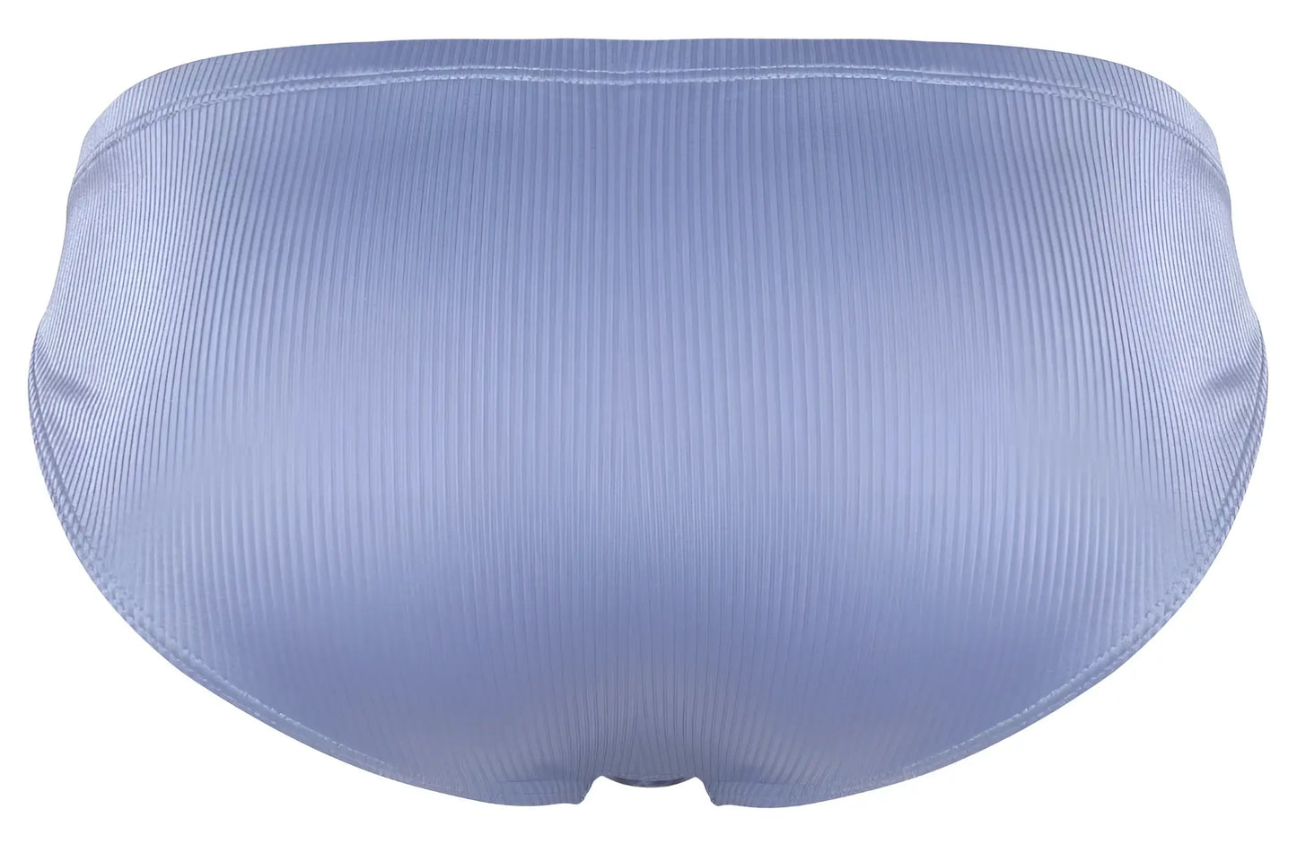 Light blue ribbed fabric briefs clever 1845 aura bikini color blue front view comfortable everyday wear