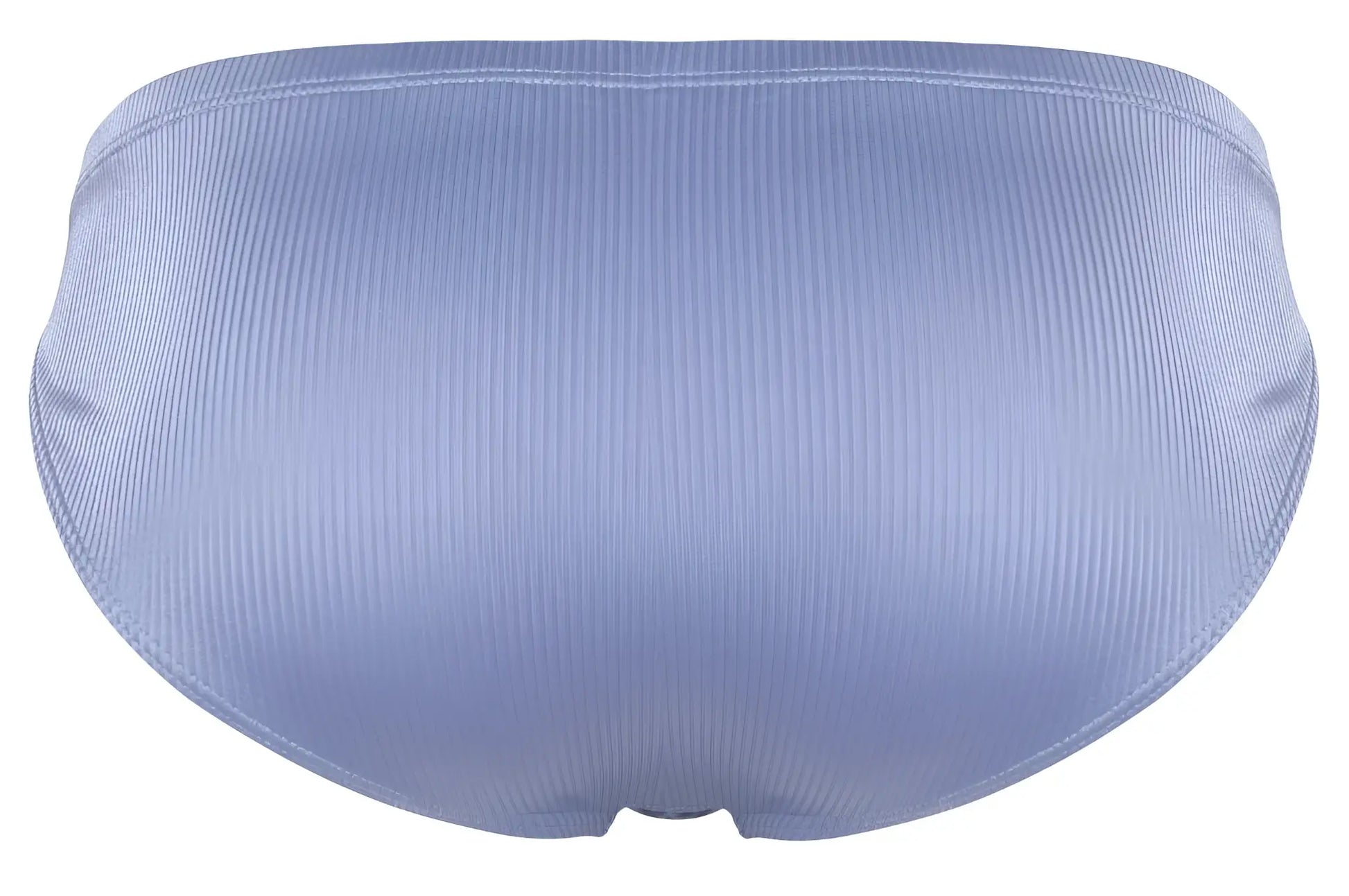 Light blue ribbed fabric briefs clever 1845 aura bikini color blue front view comfortable everyday wear