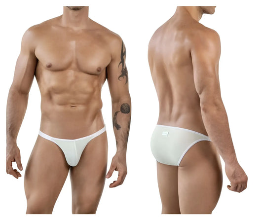 Clever 1848 relax bikini beige briefs with smooth form-fitting fabric and subtle elastic waistband for comfort