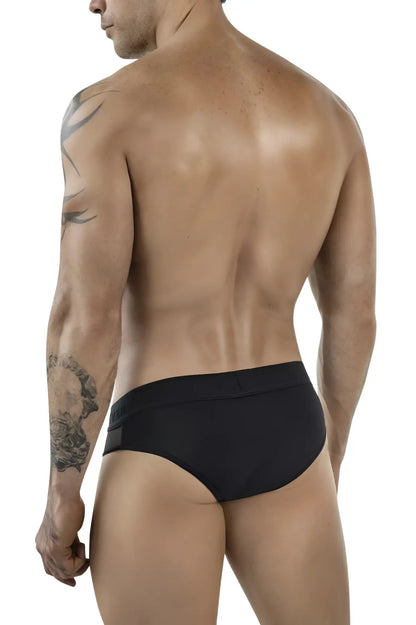Black clever 1849 eros bikini briefs with smooth form-fitting design perfect for everyday comfort