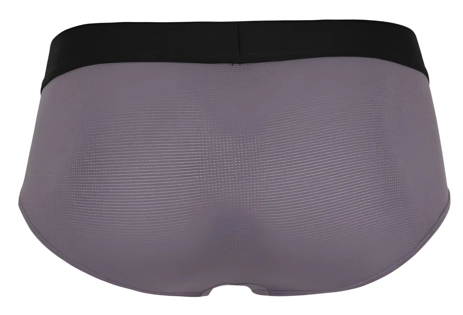 Gray textured briefs with black elastic waistband from clever 1862 oneal briefs in lilac color