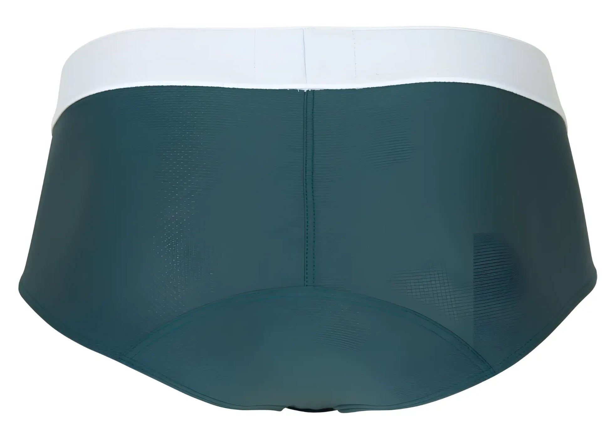 Dark green clever 1863 lecler briefs with a contrasting white waistband for comfortable everyday wear