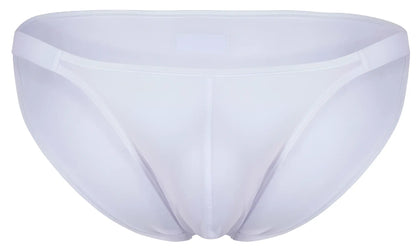 White seamless Clever 1865 Oomph bikini briefs with smooth fabric finish and minimalistic design