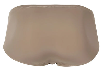 Beige clever 1870 audaz bikini seamless briefs with smooth stretchy fabric and neat waistband stitching