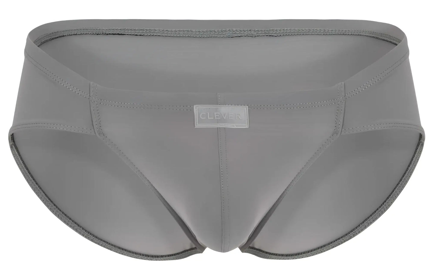 Gray clever 1870 audaz bikini briefs with sleek form-fitting design and subtle stitching details