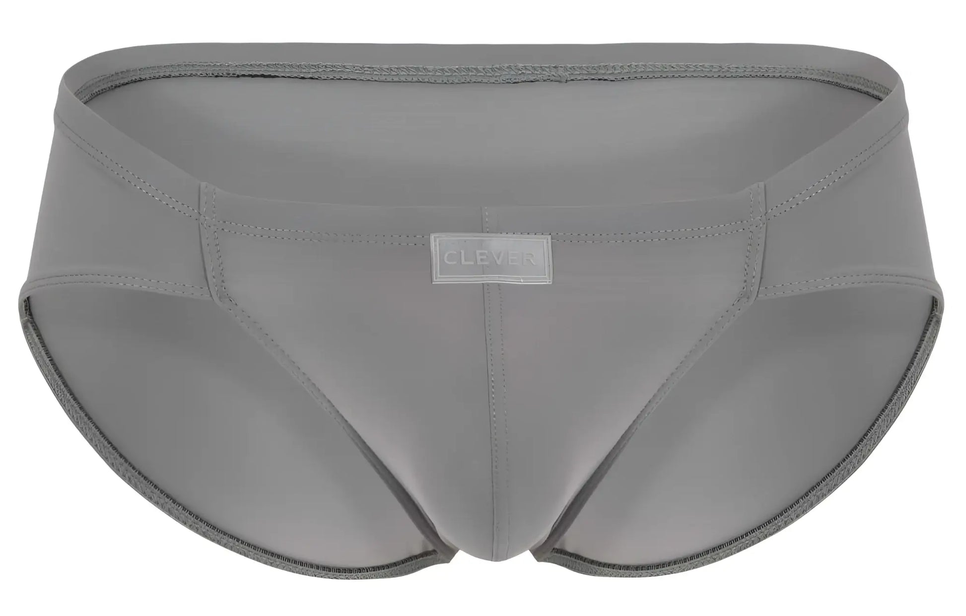 Gray clever 1870 audaz bikini briefs with sleek form-fitting design and subtle stitching details