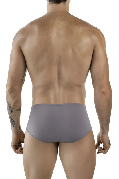 Clever 1870 Audaz bikini gray briefs with smooth form-fitting design for comfortable everyday wear