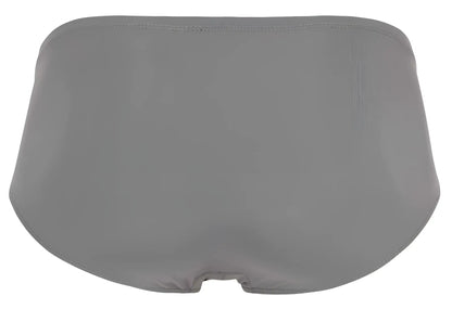 Gray clever 1870 audaz bikini briefs with smooth seamless fabric finish for comfortable everyday wear