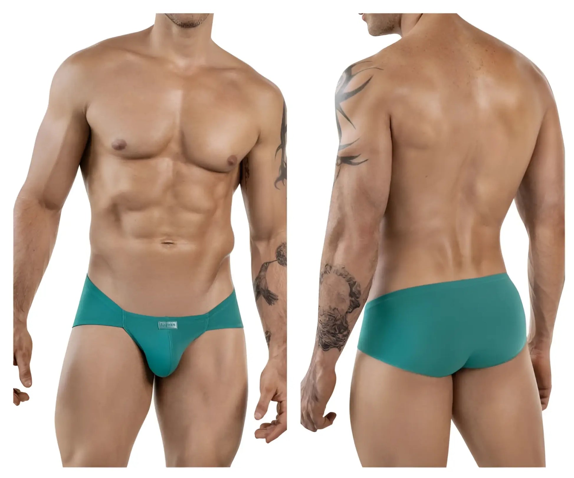 Teal clever 1870 audaz bikini men’s briefs with snug fit and smooth fabric for comfortable everyday wear