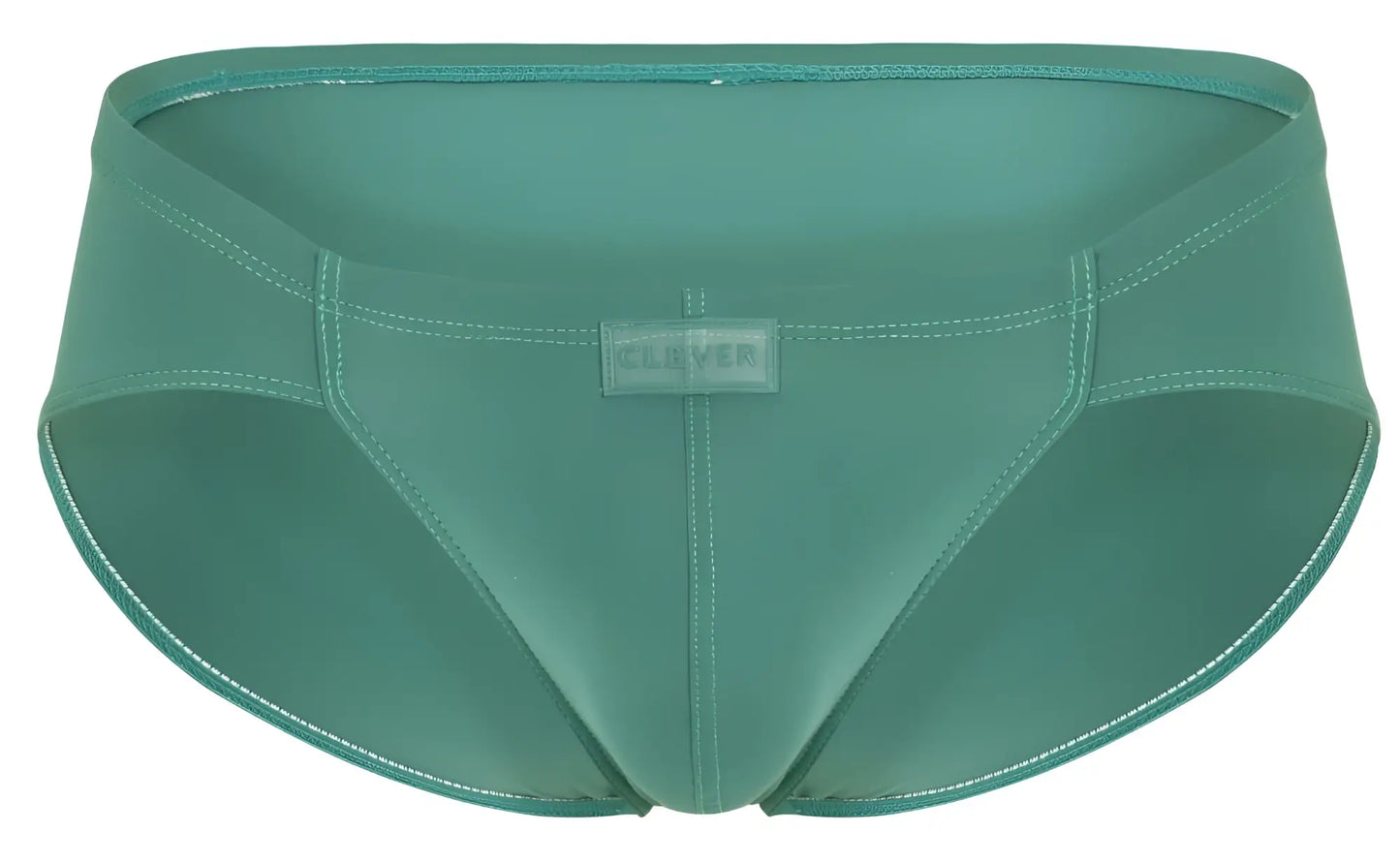 Teal clever 1870 audaz bikini swim trunks with subtle sheen sleek form-fitting design for active wear