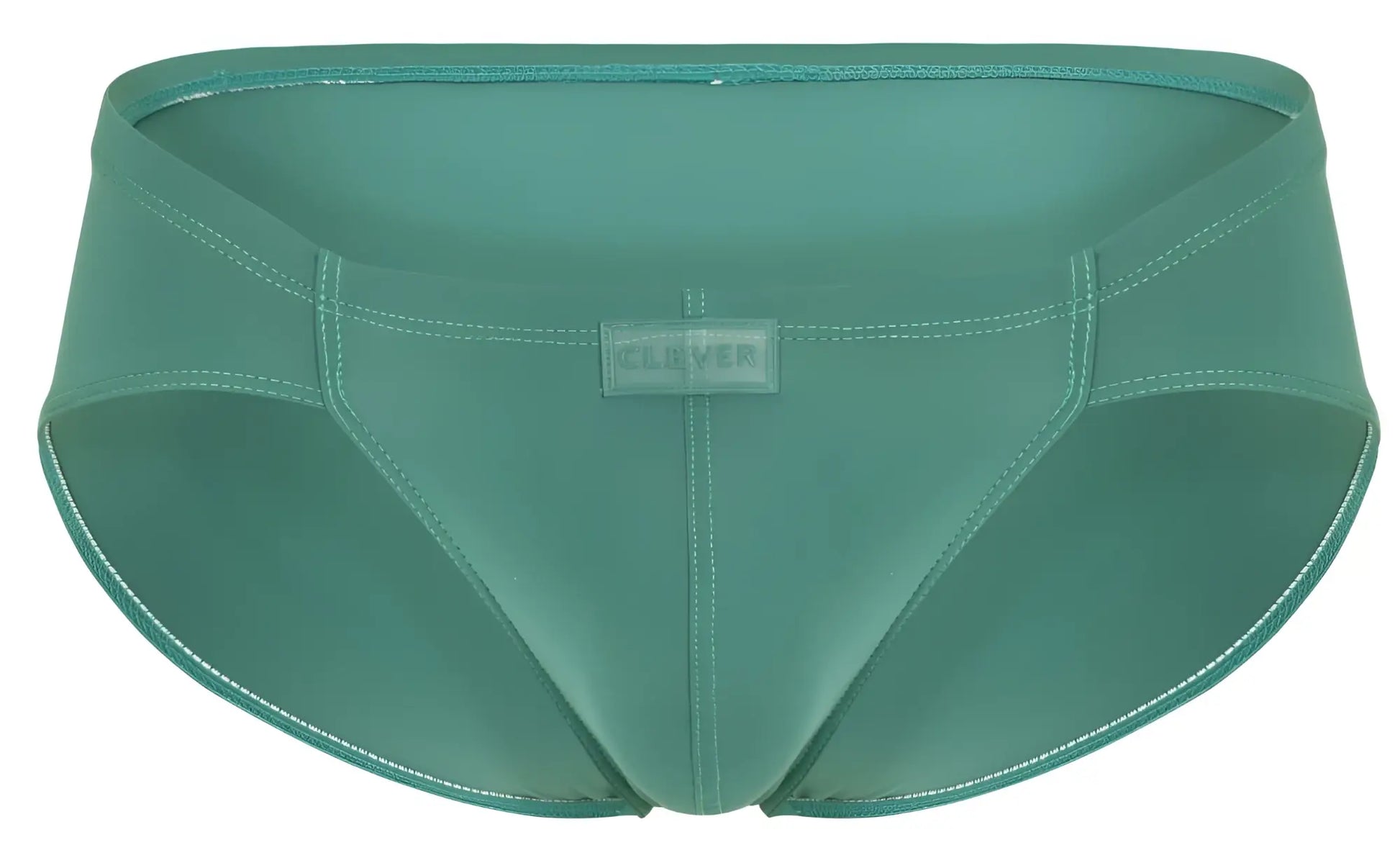 Teal clever 1870 audaz bikini swim trunks with subtle sheen sleek form-fitting design for active wear