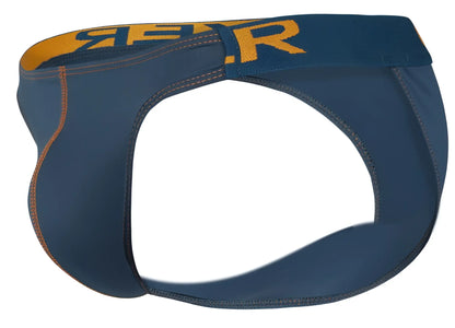 Navy blue and gold clever 2009 earthskin bikini briefs with snug fit design in petrol green for comfortable wear