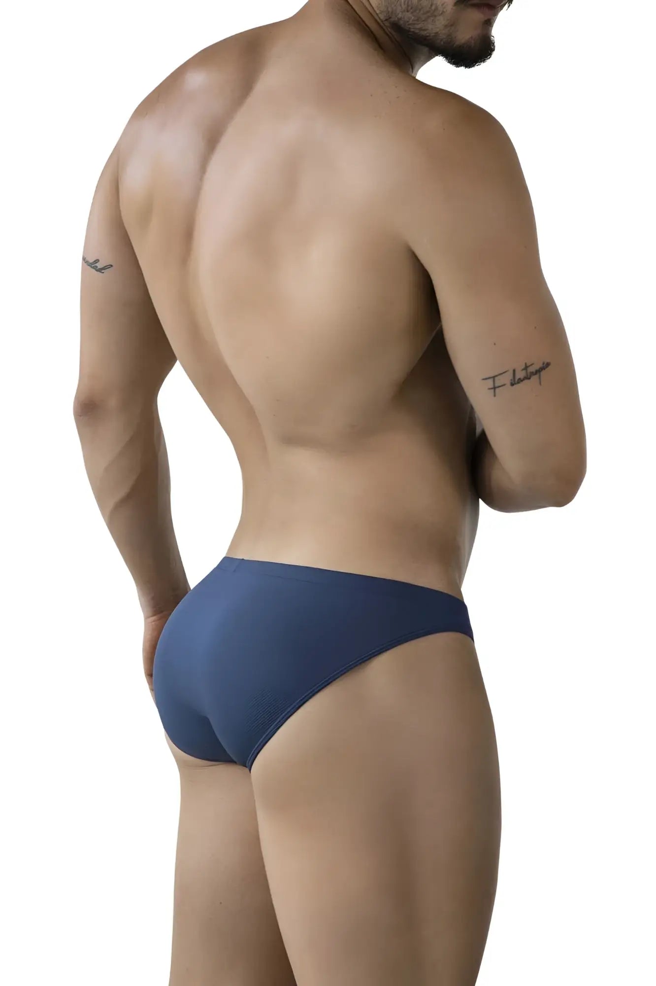 Navy blue clever 2014 reto briefs with a smooth form-fitting design in dark blue color for comfortable wear