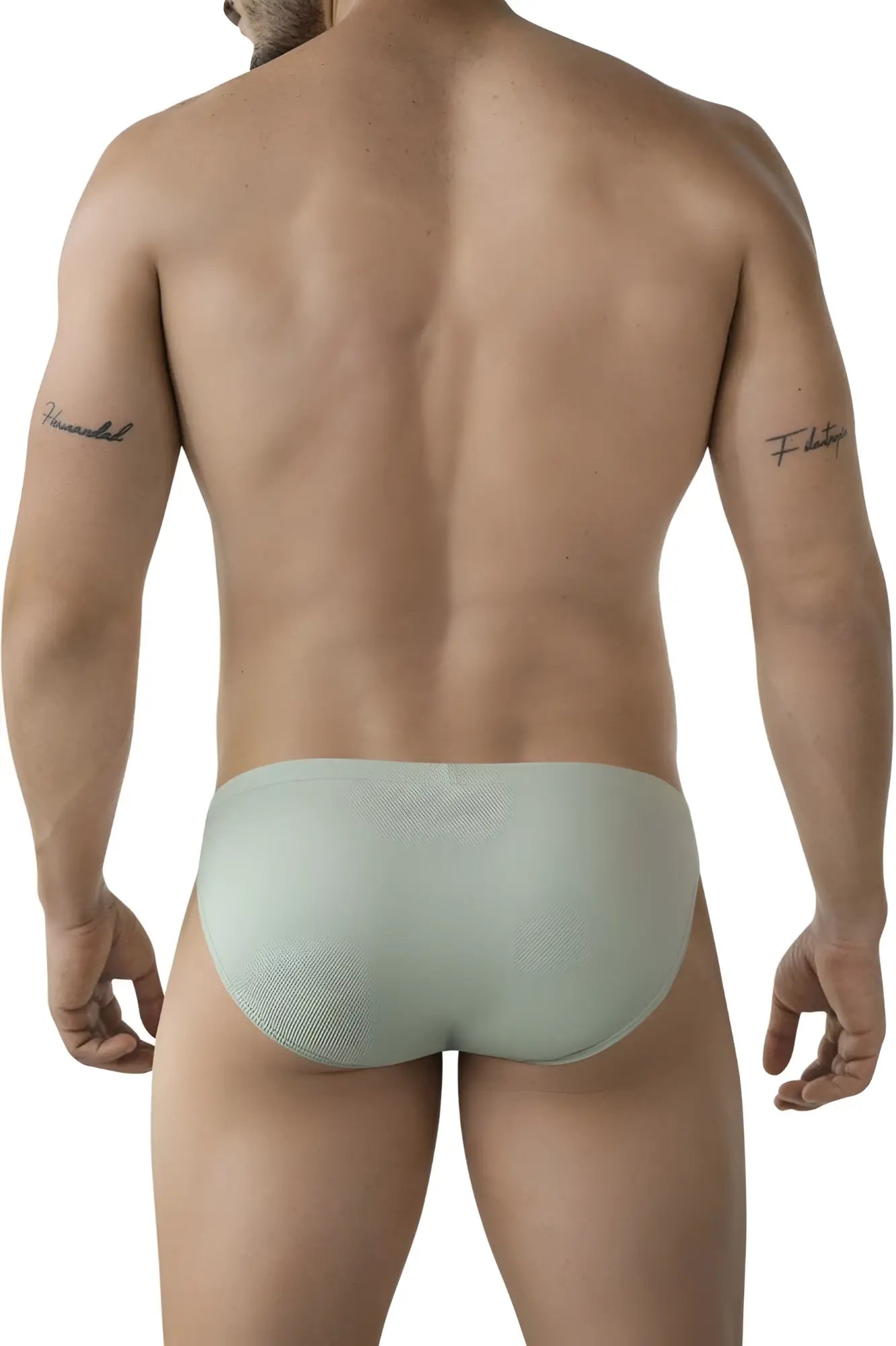 Light green textured clever 2014 reto briefs made of soft breathable fabric for comfortable everyday wear