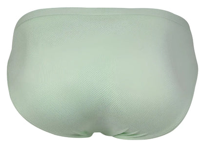 Light green textured fabric briefs clever 2014 reto briefs color green front view