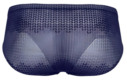 Navy blue clever 2016 mosaico briefs with subtle geometric mesh pattern for comfortable everyday wear