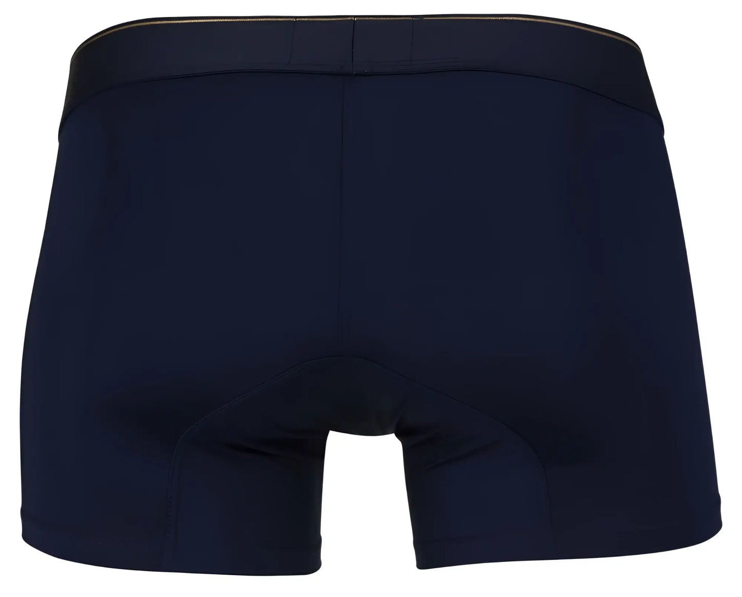 Navy blue Clever 2026 Valladolid boxer briefs with subtle gold trim on waistband designed for comfortable support